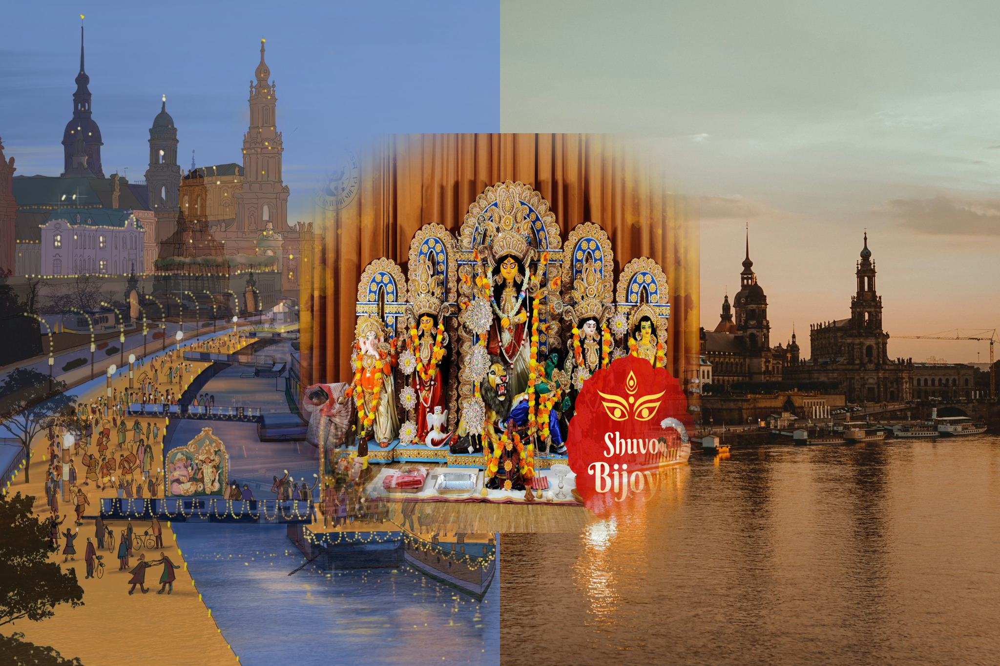 Festive BUD hero collage